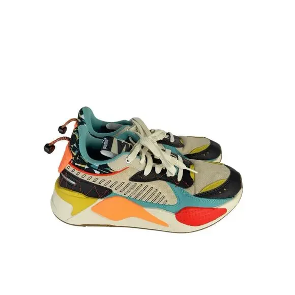 PUMA RS-X HC Putty Black Porcelain Running Training Sneakers Women’s Size 8 EUC - Picture 5 of 9